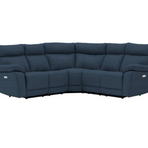 Positano Indigo Electric Recliner Corner Sofa