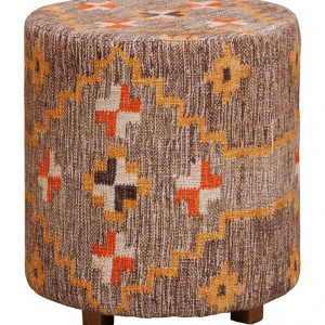 Pouf Klimt Kilim