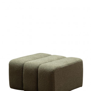 Pouf green curl Nasrine