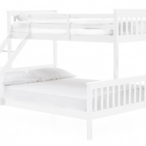 Salix White Triple Sleeper Bunkbed