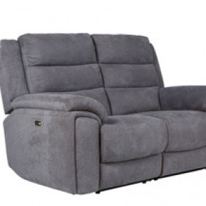 Reese 2 Seater Electric Recliner - Dark Grey