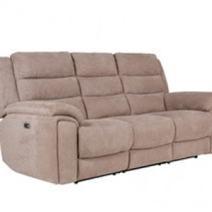 Reese 3 Seater Electric Recliner - Biscuit