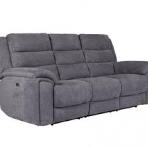 Reese 3 Seater Electric Recliner - Dark Grey