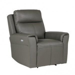 Russo 1 Seater Electric Recliner - Ash Leather